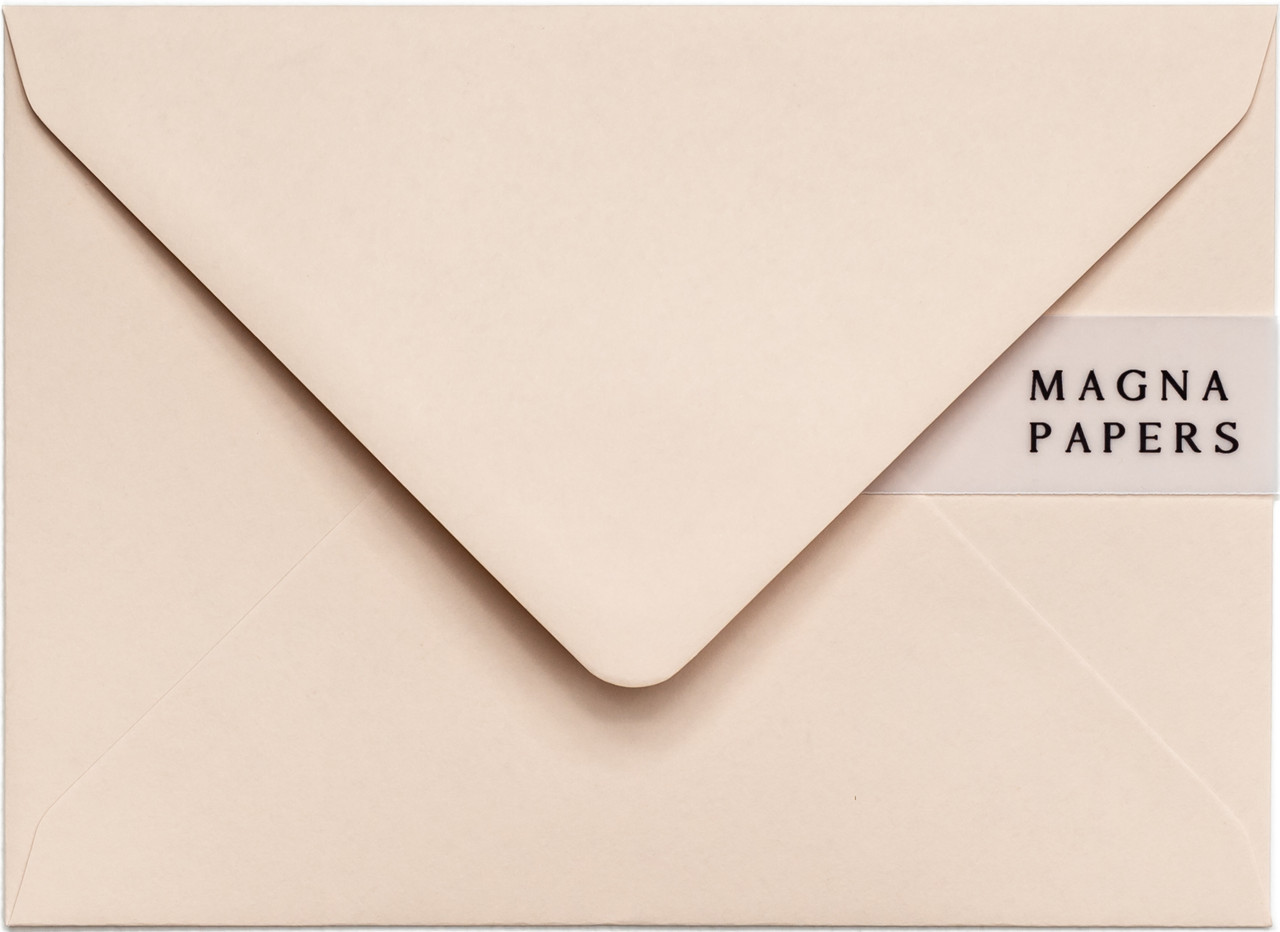 5x7 buttermilk envelopes, 5x7 Cream envelopes