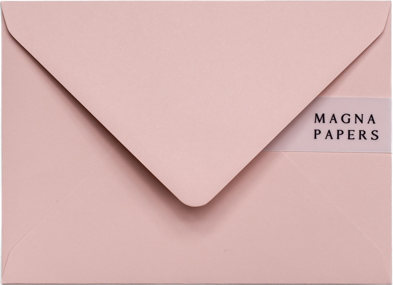 5x7 blush pink envelopes