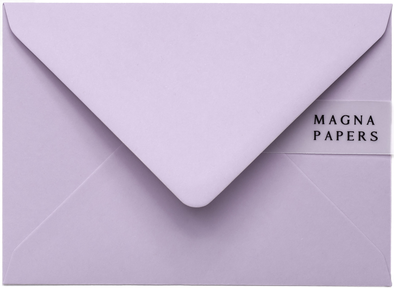 5x7 lilac envelopes