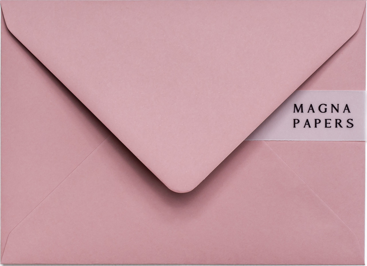 5x7 dusty rose envelopes, 5x7 pink envelopes