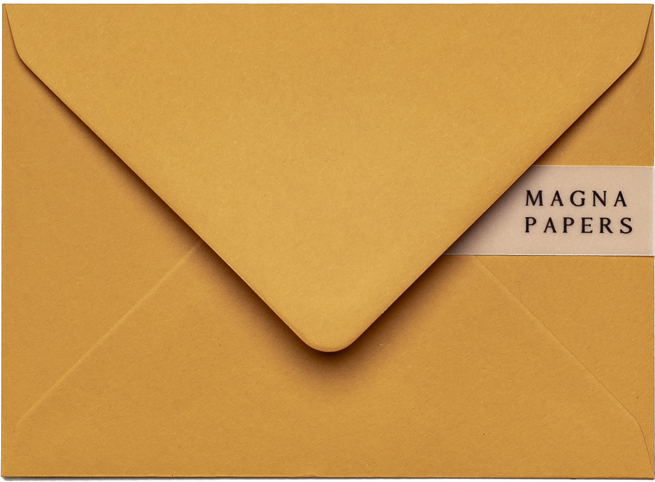 5x7 mustard envelopes, 5x7 yellow envelopes