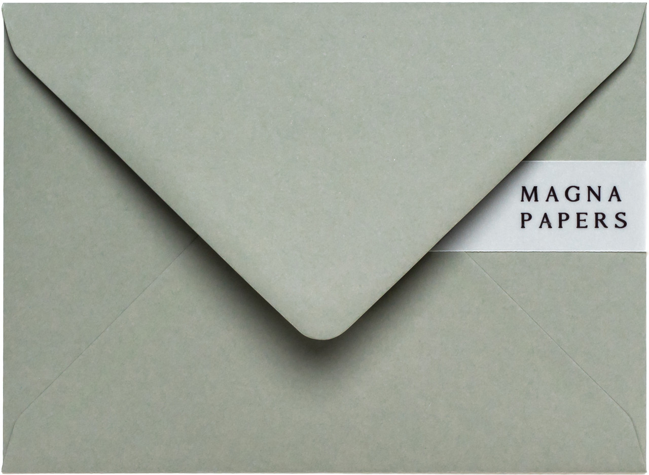 5x7 sage green envelopes