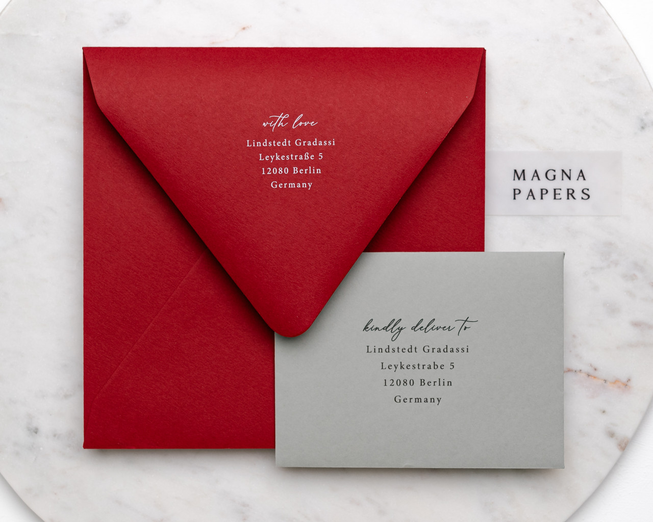 envelope calligraphy