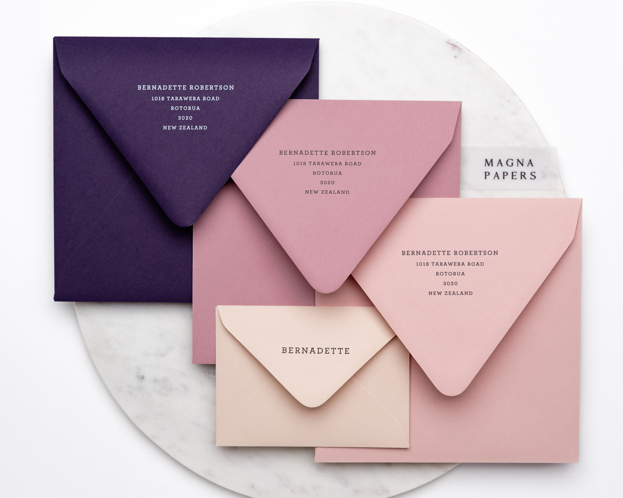 envelope calligraphy