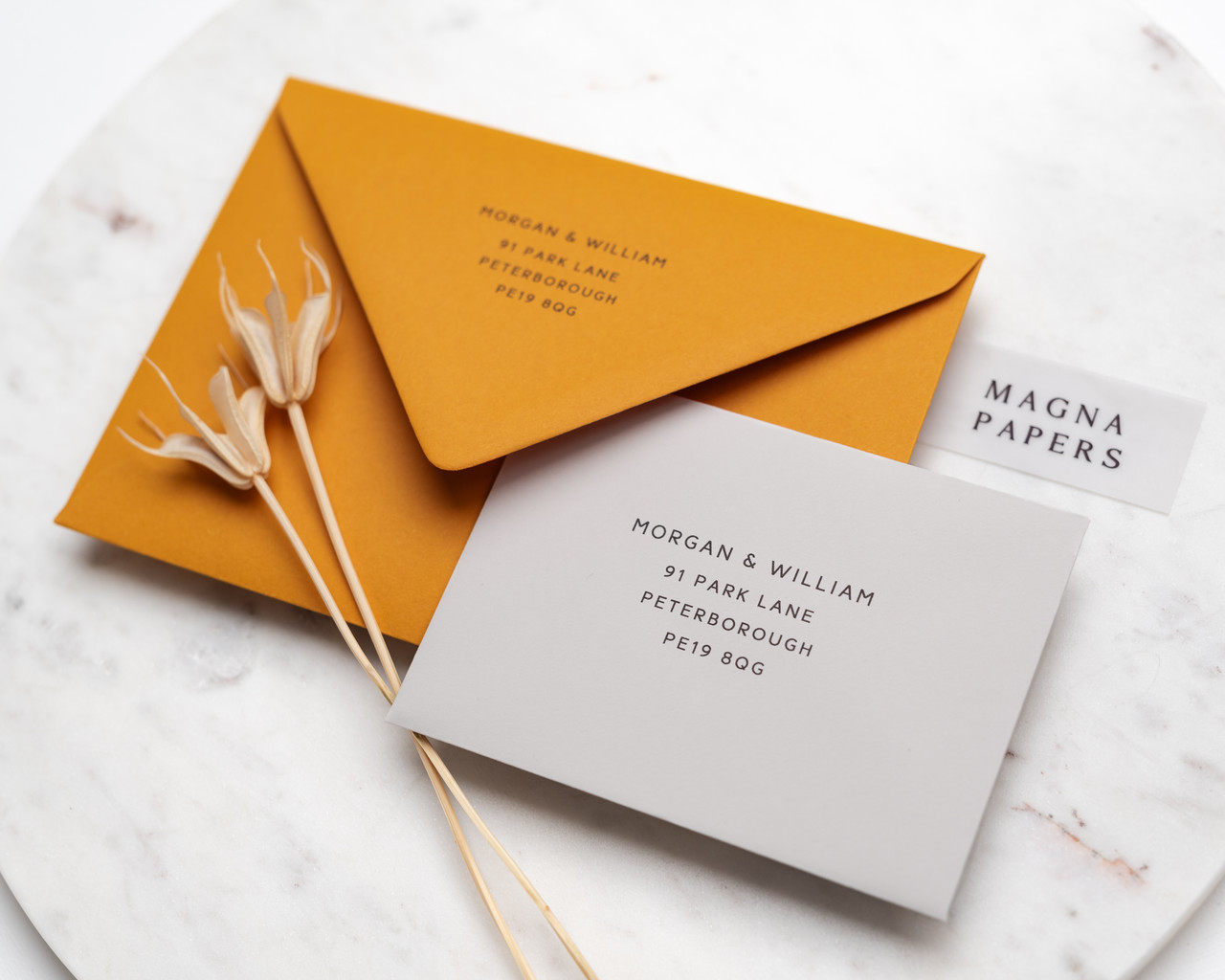 envelope calligraphy