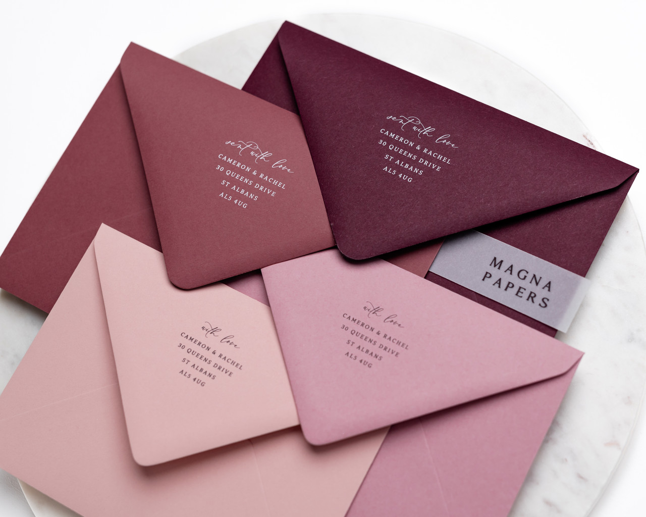 DL wedding invitations