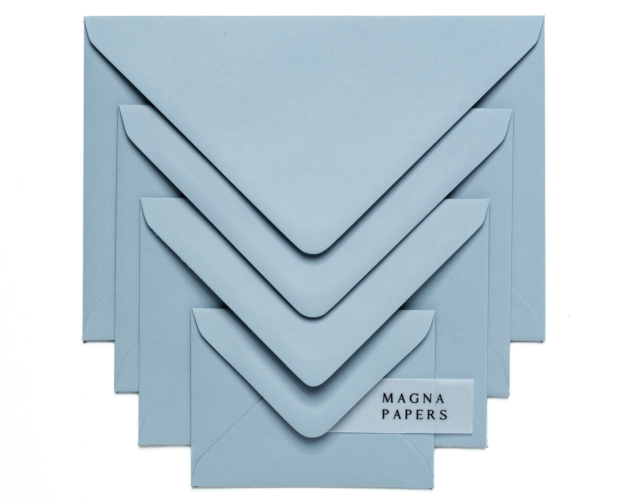 dusty blue envelopes