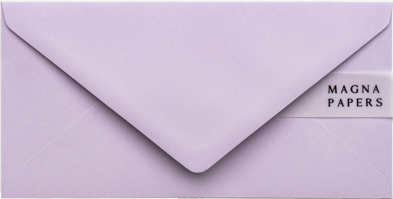 DL lilac envelopes