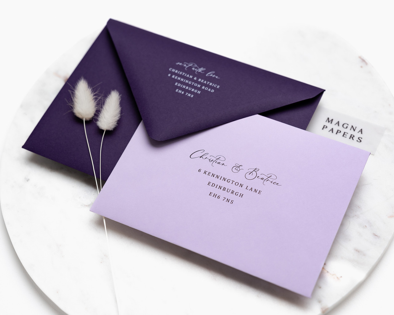 lilac wedding