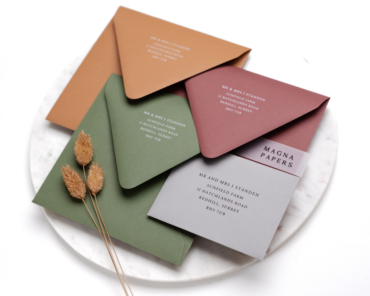 rsvp grey envelopes