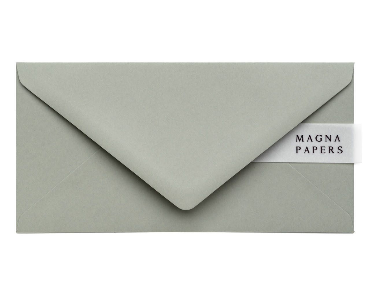 DL sage envelopes, DL green envelopes
