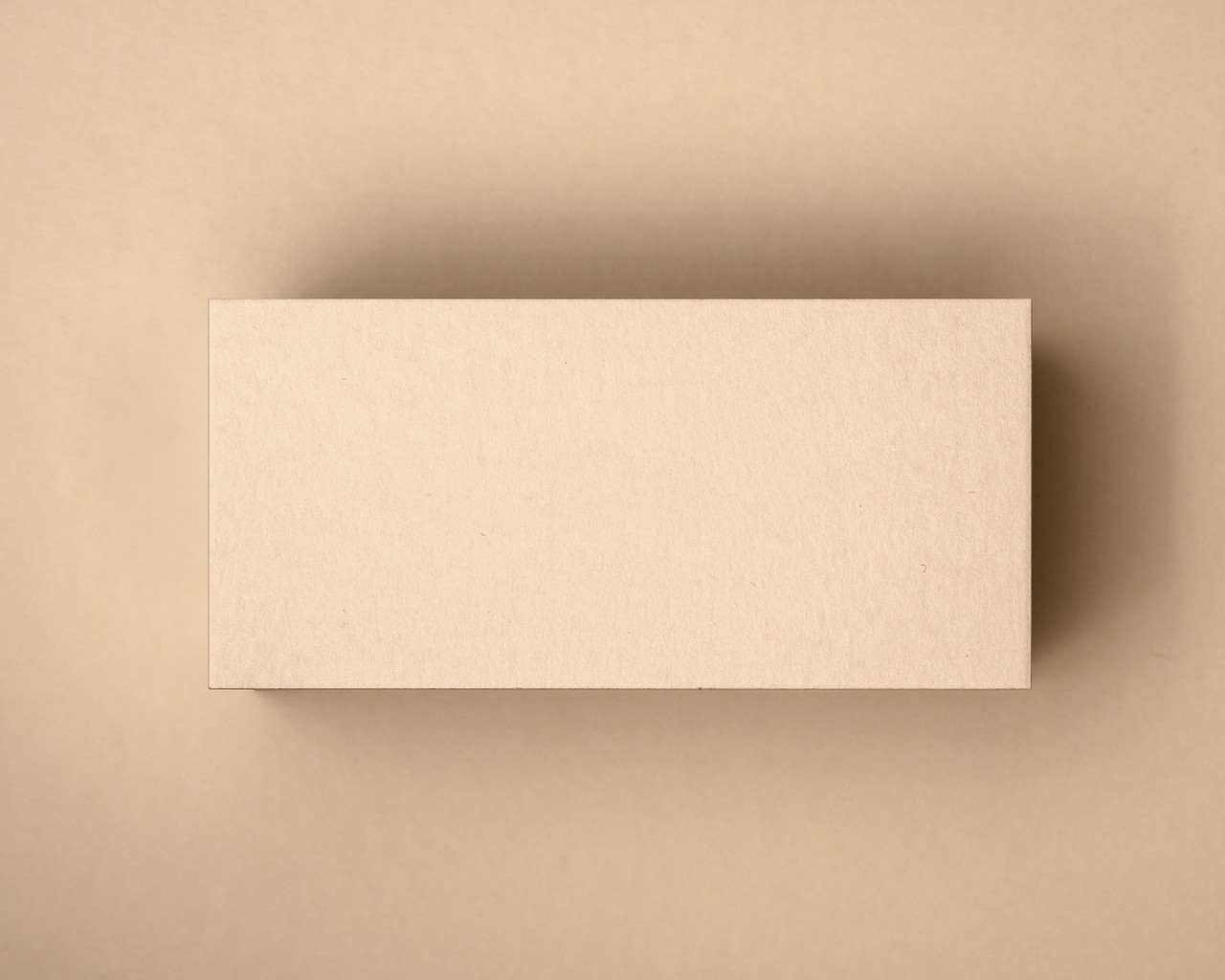 Blank Buttermilk flat place card in a soft cream shade, made from 300gsm matte cardstock – ideal for black ink personalised printing.