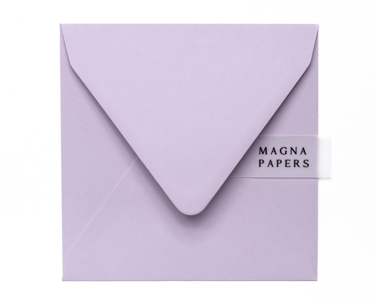 square lilac envelopes, square purple envelopes