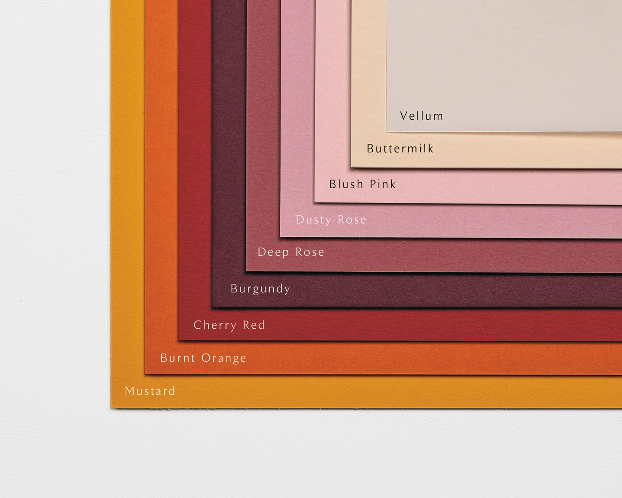 premium card and vellum swatch book