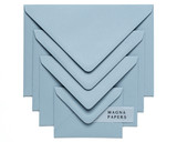 dusty blue envelopes