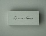 The same Sage Green card printed in black ink, showcasing a bold contrast that complements rustic or contemporary styling.