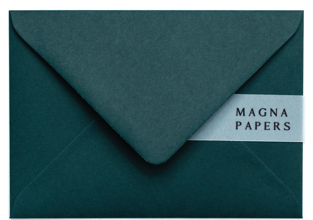 a6 hunter green envelopes