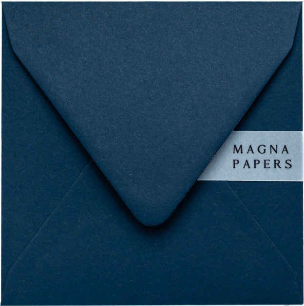 square navy envelopes