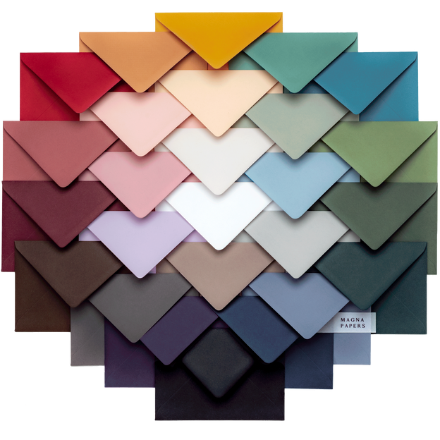 5x7 Coloured Envelopes By Magna Papers