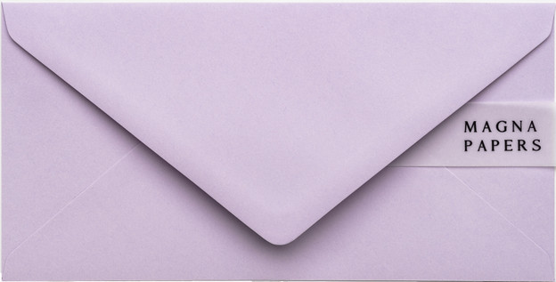 DL lilac envelopes