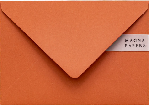 Burnt Orange envelopes, Orange envelopes, C5 Orange envelopes