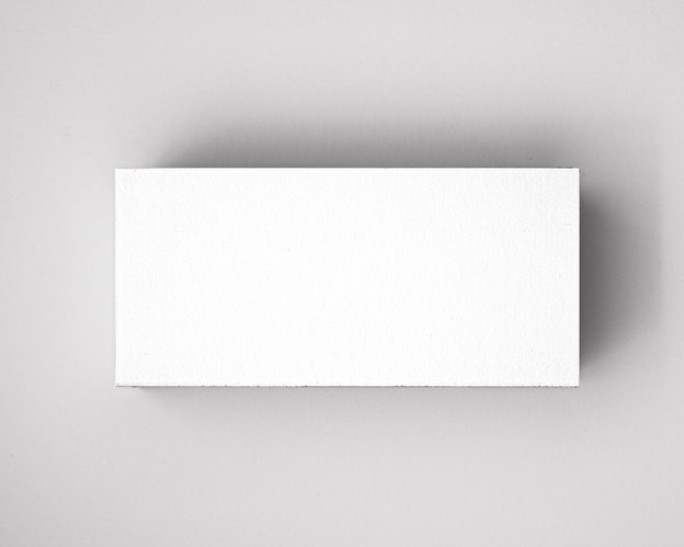 Blank Pure Cotton place card – soft white cotton cardstock, ideal for understated luxury.