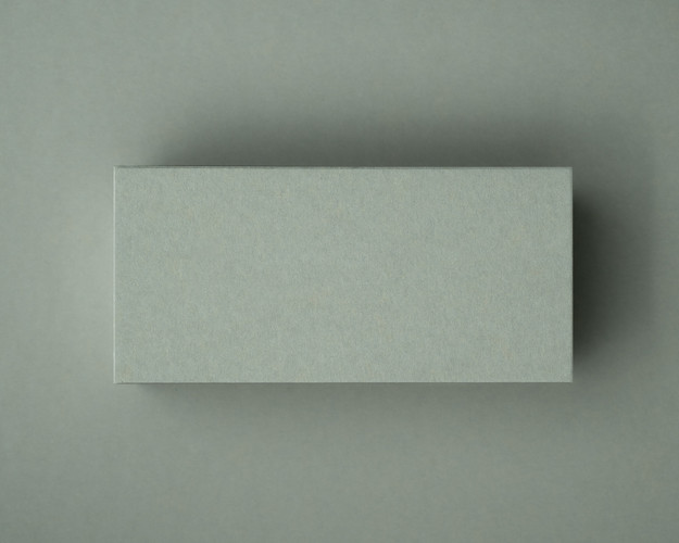 A blank Sage Green flat place card shown on a matching background, highlighting the clean finish and natural green tone of the 300gsm card.