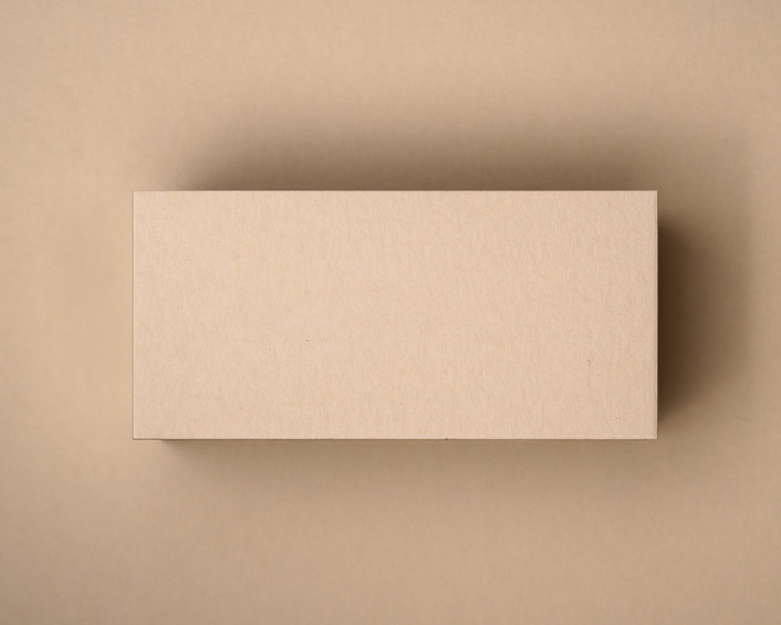 Blank Buttermilk flat place card in a soft cream shade, made from 300gsm matte cardstock – ideal for black ink personalised printing.