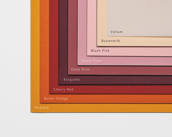 premium card and vellum swatch book