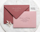 5x7 Deep Rose Euro Flap Envelopes for Weddings & Events | Magna Papers