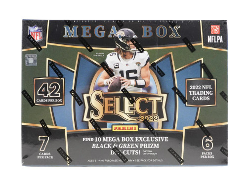 2022 Panini Select Football Mega Box (Black & Green Die-Cuts!)