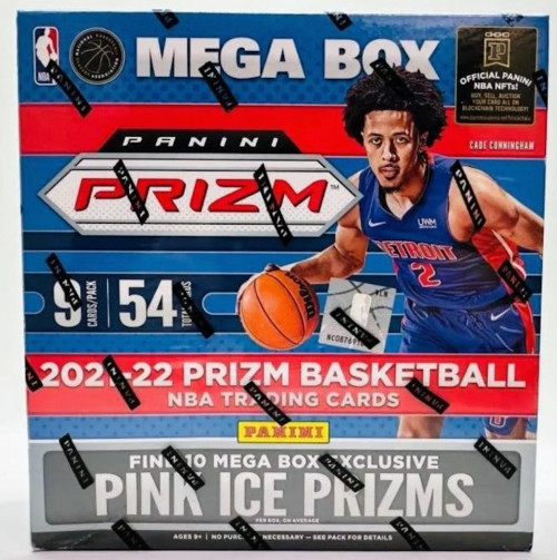 2021/22 Panini Prizm Basketball Mega Box (Pink Ice Prizms!)