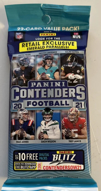 2021 PANINI CONTENDERS FOOTBALL JUMBO VALUE PACK