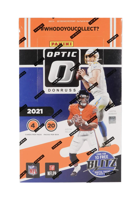 2021 Panini Donruss Optic Football 20-Pack Retail Box