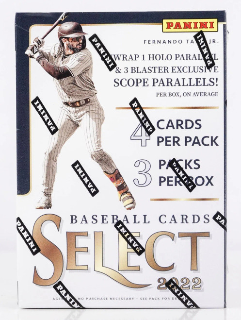 2022 Panini Select Baseball 3-Pack Blaster Box