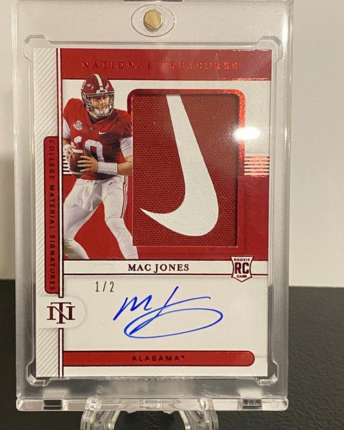 Mac Jones Rookie 1/2 Nike Swoosh Patch