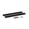12U LINIER Wall Mount Cabinet Vertical Mounting Rail Kit - 10-32 Tapped