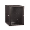 15U LINIER Swing-Out Wall Mount Cabinet With Glass Door