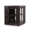 15U LINIER Swing-Out Wall Mount Cabinet With Glass Door