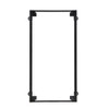 21U V-Line Wall Mount Rack - 18" Depth, Open frame