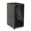 27U Server Cabinet With Front Glass and Solid Rear Doors - 36" Depth