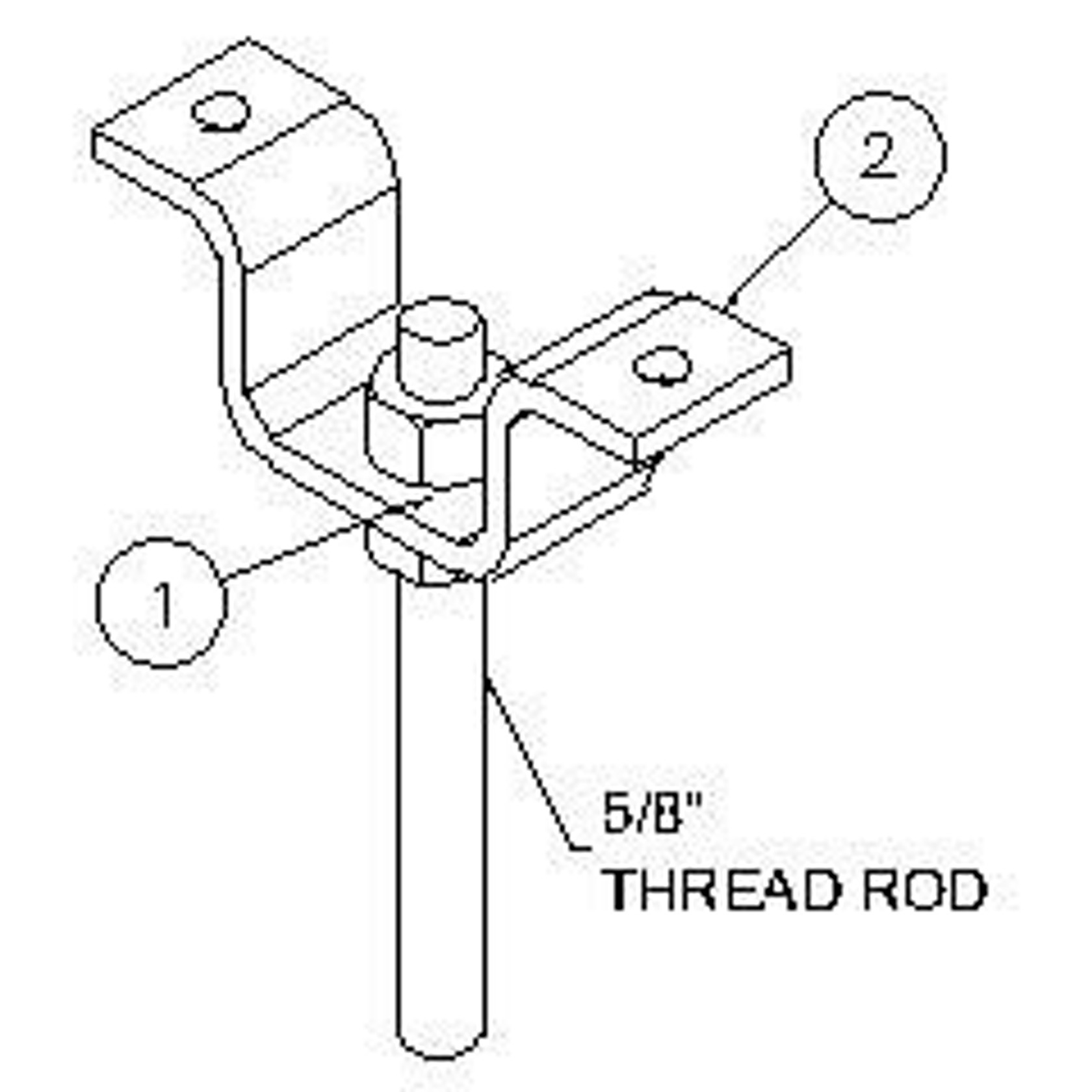 Model 420TR 5/811 Thread Rod for Cable Ladders