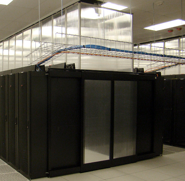 Data Center Air Management Rigid Vinyl Air Containment
