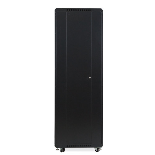 42U Server Cabinet- Front Glass /Solid Rear Doors 24