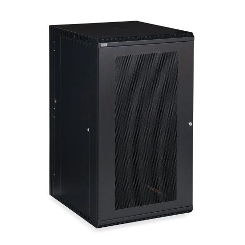 22U LINIER Swing-Out Wall Mount Cabinet With Perforated - Vented Door 22U LINIER Swing-Out Wall Mount Cabinet With Perforated - Vented Door