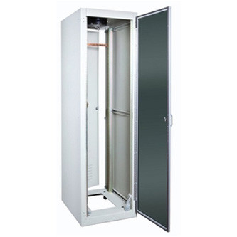 44U welded-steel server rack cabinet with solid side panels