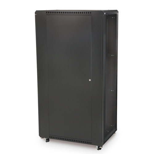 LINIER® Rack Cabinets, 36 d| Front Glass and Rear Vented Door