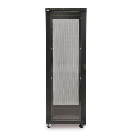 LINIER® Rack Cabinets, 36 d| Front Glass and Rear Vented Door
