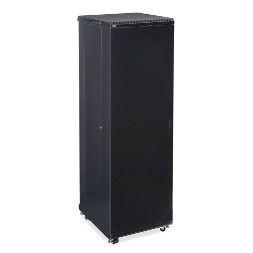 カウンター 42U Server Cabinet - Front Glass /Rear Vented Doors - 24