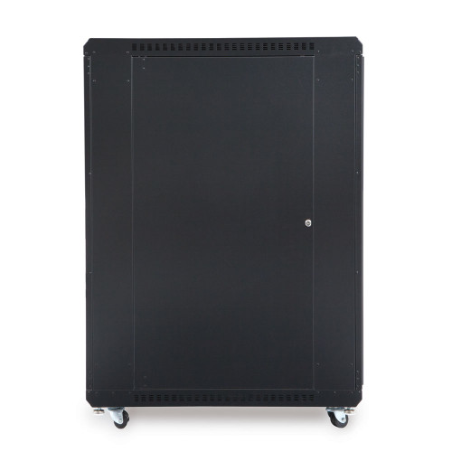 22U Server Cabinet-Front Glass /Solid Rear Doors - 36